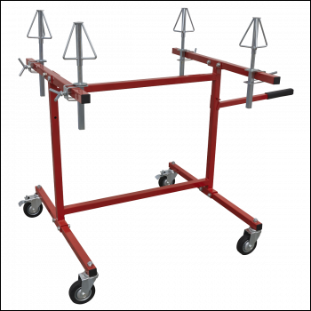 Sealey MK74 Alloy Wheel Repair/Painting Stand 4 Wheel Capacity