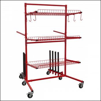 Sealey MK75 Parts Cart with Panel Train