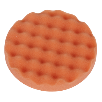 Sealey PTCCHW150O Hook-and-Loop Buffing & Polishing Foam Head 150 x 25mm - Orange/Firm