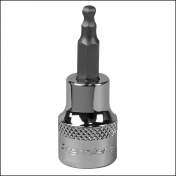 Sealey SBBH002 Premier Ball-End Hex Socket Bit 3/8 inch Sq Drive 4mm