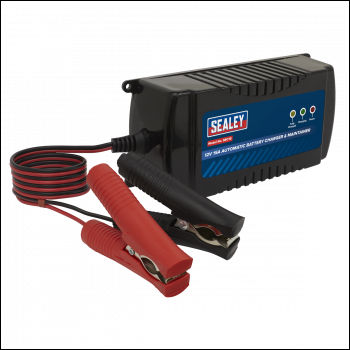 Sealey SBC15 12V Fully Automatic Battery Maintainer/Charger 15A