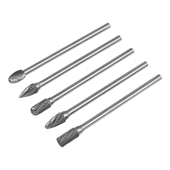 Sealey SDBK5XL Tungsten Carbide Rotary Burr Set Extra-Long 5pc