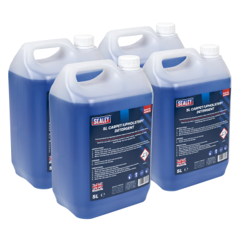 Sealey VMR925 Carpet/Upholstery Detergent 5L - Pack of 4