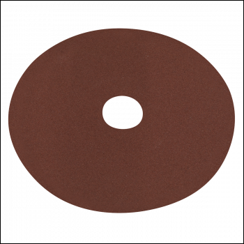 Sealey WSD5120 Worksafe® 125mm Fibre Backed Sanding Disc 120Grit - Pack of 25