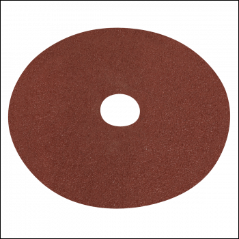 Sealey WSD540 Worksafe® 125mm Fibre Backed Sanding Disc 40Grit - Pack of 25