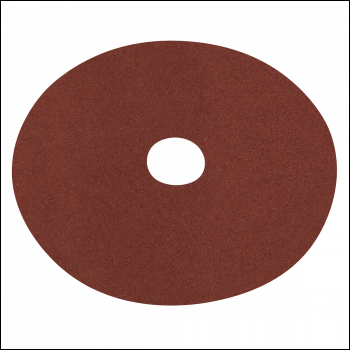 Sealey WSD560 Worksafe® 125mm Fibre Backed Sanding Disc 60Grit - Pack of 25