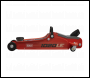 Sealey 1020LE Low Profile Short Chassis Trolley Jack 2 Tonne - Red