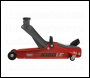 Sealey 1020LE Low Profile Short Chassis Trolley Jack 2 Tonne - Red