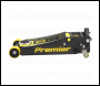 Sealey 4040AY Premier Low Profile Trolley Jack with Rocket Lift 4 Tonne - Yellow