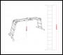 Sealey AFPL1 Folding Platform Ladder 4-Way Aluminium - BS EN 131