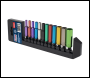 Sealey AK282D Premier Deep Multi-Coloured Socket Set 1/4 inch Sq Drive 12pc