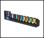 Sealey AK285 Premier Multi-Coloured Socket Set 3/8 inch Sq Drive 10pc