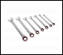 Sealey AK63941 Premier Platinum Combination Ratchet Spanner Set 7pc