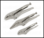 Sealey AK6876 Premier Locking Pliers Set 3pc