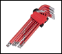 Sealey AK7164 Premier Extra-Long Ball-End Hex Key Set 11pc