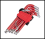 Sealey AK71640 Premier Long Ball-End Hex Key Set 11pc