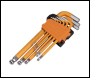 Sealey AK71750 Premier Imperial Long Hex Key Set Ball-End 9pc