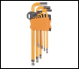 Sealey AK71750 Premier Imperial Long Hex Key Set Ball-End 9pc