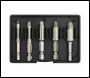 Sealey AK7228 HSS Screw Extractor Set 5pc