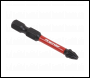 Sealey AK8233 Premier Pozi Impact Power Tool Bits #2 x 50mm 3pc