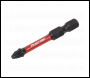 Sealey AK8233 Premier Pozi Impact Power Tool Bits #2 x 50mm 3pc