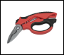 Sealey AK8527 Heavy-Duty Electrician's Angled Shears 200mm 3-In-1