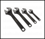 Sealey AK9567 Premier Adjustable Wrench Set 4pc