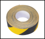 Sealey ANTBY18 Self-Adhesive Anti-Slip Tape 50mm x 18m - Black & Yellow