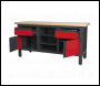 Sealey AP1905A Workstation with 2 Drawers, 2 Cupboards & Open Storage