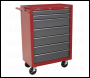 Sealey AP22507BB American PRO® Rollcab 7 Drawer - Red/Grey