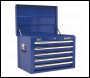 Sealey APSTACKTC Superline PRO® Topchest, Mid-Box Tool Chest & Rollcab Combination 14 Drawer - Blue