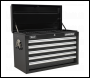 Sealey AP33059BCOMBO Superline PRO® Topchest 5 Drawer with 139pc Tool Kit - Black