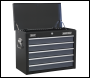 Sealey AP35TBCOMBO Tool Chest Combination 16 Drawer with Ball-Bearing Slides - Black/Grey & 398pc Tool Kit