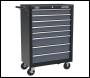 Sealey AP35TBCOMBO Tool Chest Combination 16 Drawer with Ball-Bearing Slides - Black/Grey & 398pc Tool Kit