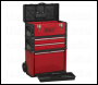 Sealey AP548 Mobile Steel/Composite Toolbox with 3 Compartments