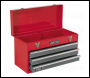 Sealey AP9243BB Tool Chest 3 Drawer Portable with Ball-Bearing Slides - Red/Grey