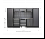 Sealey APMSSTACK03SS Superline PRO® Storage System with Stainless Worktop 3.2m