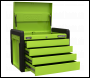 Sealey APPD4G Superline PRO® Push-to-Open Topchest 4 Drawer - Green