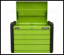 Sealey APPD4G Superline PRO® Push-to-Open Topchest 4 Drawer - Green