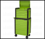 Sealey APPDSTACKG Superline PRO® Push-To-Open Topchest & Rollcab Combination 11 Drawer - Green