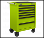 Sealey APSTACKTHV Superline PRO® Topchest, Mid-Box Tool Chest & Rollcab Combination 14 Drawer - Green