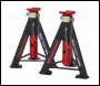 Sealey AS6R Premier Axle Stands (Pair) 6 Tonne Capacity per Stand - Red