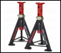 Sealey AS6R Premier Axle Stands (Pair) 6 Tonne Capacity per Stand - Red