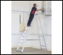 Sealey AXL12 Industrial Step Ladder 12-Tread Aluminium - BS EN 131