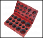 Sealey BOR419 Rubber O-Ring Assortment 419pc