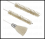 Sealey BSGC/3 Spray Gun Cleaning Brush Set 3pc