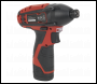 Sealey CP1203 SV12 Series 1/4 inch Hex Drive Cordless Impact Driver 12V - Body Only