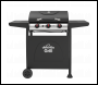 Sealey DG14 Dellonda 3 Burner Gas BBQ Grill with Piezo Ignition & Thermometer