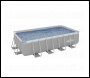 Sealey DL22 Dellonda Deluxe Steel Frame Swimming Pool with Filter Pump 18ft