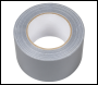 Sealey DTS75 Silver Duct Tape 75mm x 50m